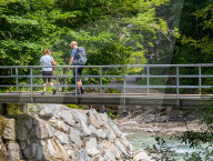 People Near The Entrance To The Partnach Gorge