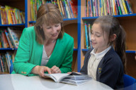 Chancellor of the Exchequer Rachel Reeves and Secretary of State for Digital, Media, Culture and Sport Lisa Nandy, visit a school in Wigan