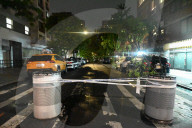 Large Tree Down During Severe Weather On Columbus Avenue And West 95th Street