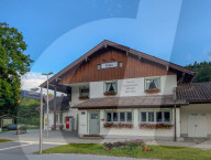 Train Station Klais In Alpine Region
