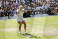 Day thirteen of the 2025 Wimbledon Tennis Championships at the All England Club Lawn Tennis and Croquet Club in London, UK.