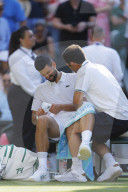Day ten of the 2025 Wimbledon Tennis Championships at the All England Club Lawn Tennis and Croquet Club in London, UK.