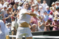 Day thirteen of the 2025 Wimbledon Tennis Championships at the All England Club Lawn Tennis and Croquet Club in London, UK.