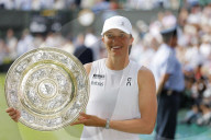 Day thirteen of the 2025 Wimbledon Tennis Championships at the All England Club Lawn Tennis and Croquet Club in London, UK.