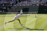 Day fourteen of the 2025 Wimbledon Tennis Championships at the All England Club Lawn Tennis and Croquet Club in London, UK.