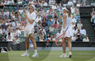 Day eleven of the 2025 Wimbledon Tennis Championships at the All England Club Lawn Tennis and Croquet Club in London, UK.