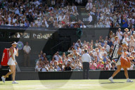 Day thirteen of the 2025 Wimbledon Tennis Championships at the All England Club Lawn Tennis and Croquet Club in London, UK.