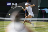 Day thirteen of the 2025 Wimbledon Tennis Championships at the All England Club Lawn Tennis and Croquet Club in London, UK.
