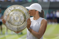 Day thirteen of the 2025 Wimbledon Tennis Championships at the All England Club Lawn Tennis and Croquet Club in London, UK.