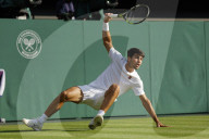 Day fourteen of the 2025 Wimbledon Tennis Championships at the All England Club Lawn Tennis and Croquet Club in London, UK.