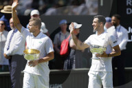 Day thirteen of the 2025 Wimbledon Tennis Championships at the All England Club Lawn Tennis and Croquet Club in London, UK.