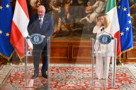 Prime Minister Giorgia Meloni Meets Federal Chancellor of Austria, Christian Stocker