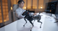 Robot dog pet with AI
