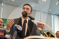 Zohran Mamdani, Democratic Nominee For New York City Mayor Speaks At DC37 Endorsement Event In New York City