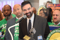 Zohran Mamdani, Democratic Nominee For New York City Mayor Speaks At DC37 Endorsement Event In New York City