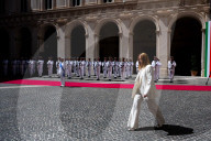 Prime Minister Giorgia Meloni Meets Federal Chancellor Of Austria, Christian Stocker