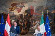 Prime Minister Giorgia Meloni Meets Federal Chancellor Of Austria, Christian Stocker