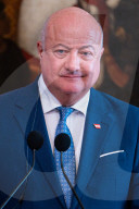 Prime Minister Giorgia Meloni Meets Federal Chancellor Of Austria, Christian Stocker