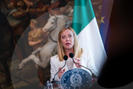 Prime Minister Giorgia Meloni Meets Federal Chancellor Of Austria, Christian Stocker