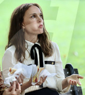 Natalie Portman on the film set of ''Good Sex'', New York