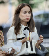 Natalie Portman on the film set of ''Good Sex'', New York