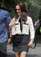 Natalie Portman on the film set of ''Good Sex'', New York