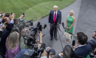 President Donald J Trump Departs The White House To Head To Pennsylvania To Participates  In The Inaugural Pennsylvania Energy And Innovation Event