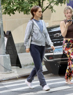Natalie Portman and Lena Dunham on the film set of ''Good Sex'', New York