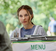 Natalie Portman and Lena Dunham on the film set of ''Good Sex'', New York