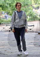 Natalie Portman and Lena Dunham on the film set of ''Good Sex'', New York