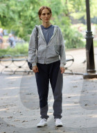 Natalie Portman and Lena Dunham on the film set of ''Good Sex'', New York