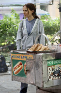 Natalie Portman and Lena Dunham on the film set of ''Good Sex'', New York