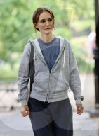 Natalie Portman and Lena Dunham on the film set of ''Good Sex'', New York