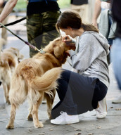 Natalie Portman and Lena Dunham on the film set of ''Good Sex'', New York