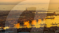 Qingdao Port Container Transportation