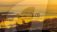 Qingdao Port Container Transportation