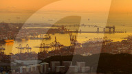Qingdao Port Container Transportation