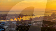 Qingdao Port Container Transportation