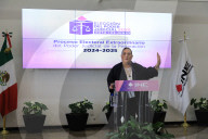 Guadalupe Tadei Head Of National Electoral Institute Holds News Conference
