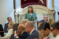 Chancellor Rachel Reeves gives her annual speech at the Mansion House Dinner