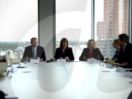 Chancellor Rachel Reeves and the Economic Secretary attend a roundtable to mark the launch of the Leeds Reforms.