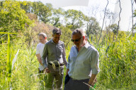 Ed Miliband and Steve Reed visit Hinksey Heights Fen