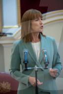 Chancellor Rachel Reeves gives her annual speech at the Mansion House Dinner