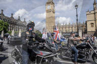 British Armed Forces veterens protest against a possible new bill