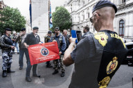 British Armed Forces veterens protest against a possible new bill