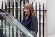 Rachel Reeves departs No11 Downing Street in London, UK.