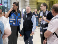 Campaign launch event & vigil to Bring Avinatan & Alon home at Waterloo Station, London, UK.
