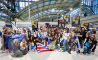 Campaign launch event & vigil to Bring Avinatan & Alon home at Waterloo Station, London, UK.