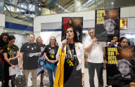 Campaign launch event & vigil to Bring Avinatan & Alon home at Waterloo Station, London, UK.