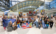 Campaign launch event & vigil to Bring Avinatan & Alon home at Waterloo Station, London, UK.